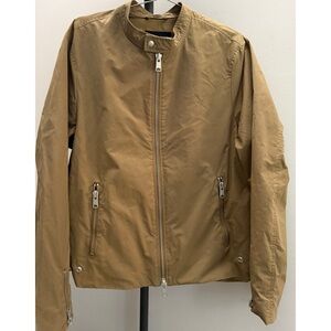 All Saints Atik Men's Brown Bomber Jacket